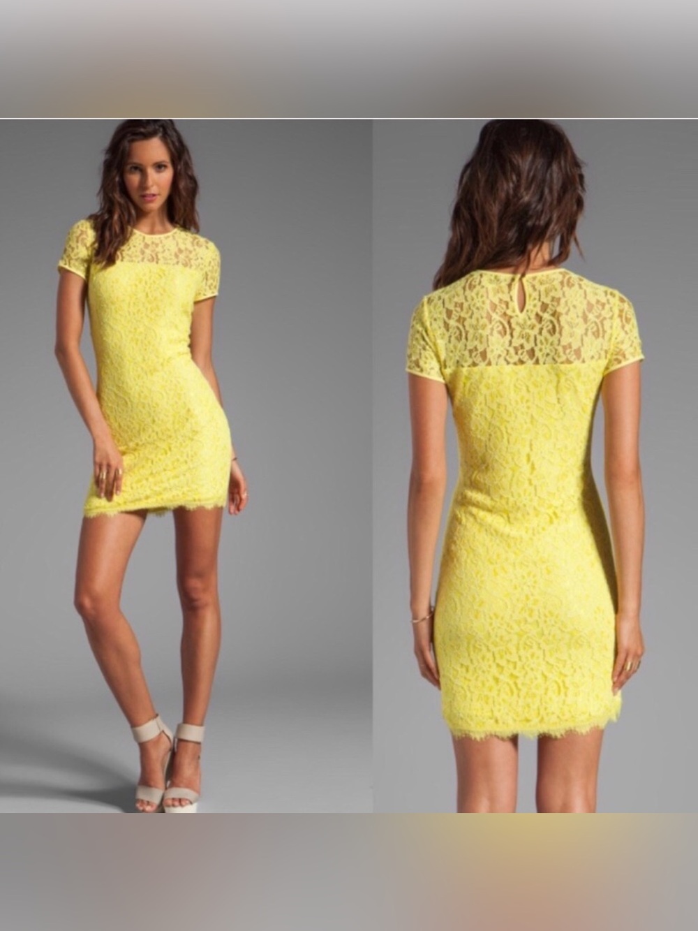 🌺 Diane von Furstenberg Barbie Lace Shift Dress
